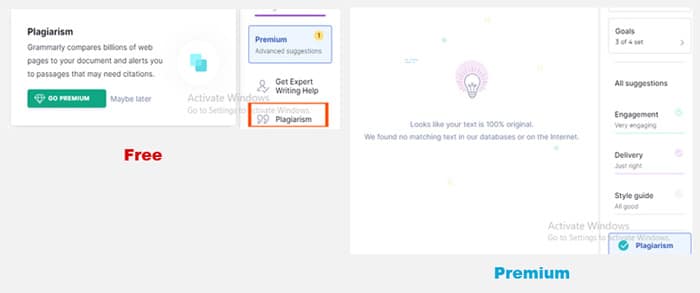 plagiarisme grammarly gratis vs premium