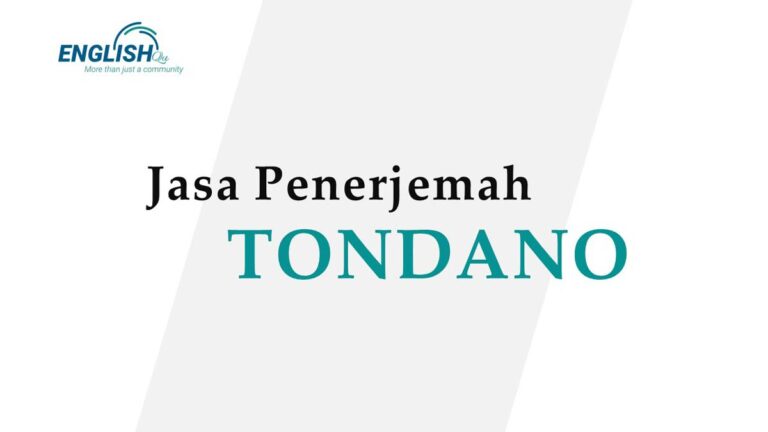 jasa penerjemah bahasa inggris di tondano