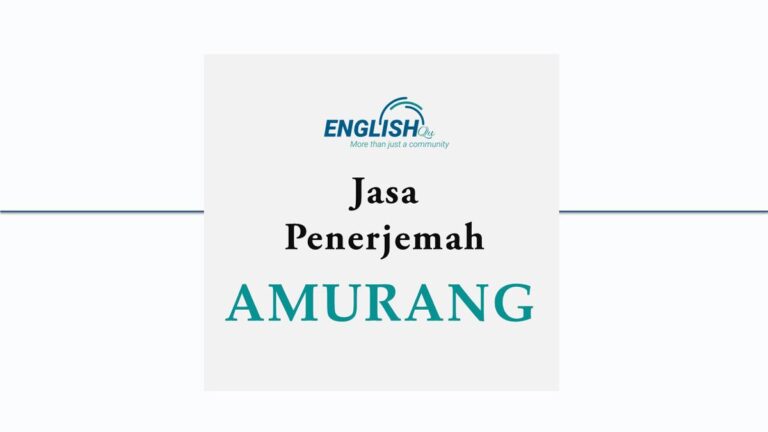 jasa penerjemah bahasa inggris di Amurang