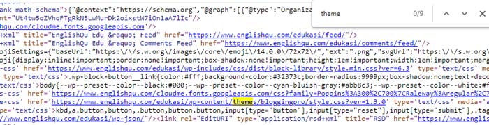 check wordpress theme